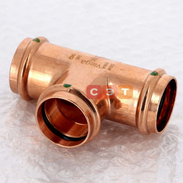 Тройник пресс равнопроходной Profipress SC-Contur 35